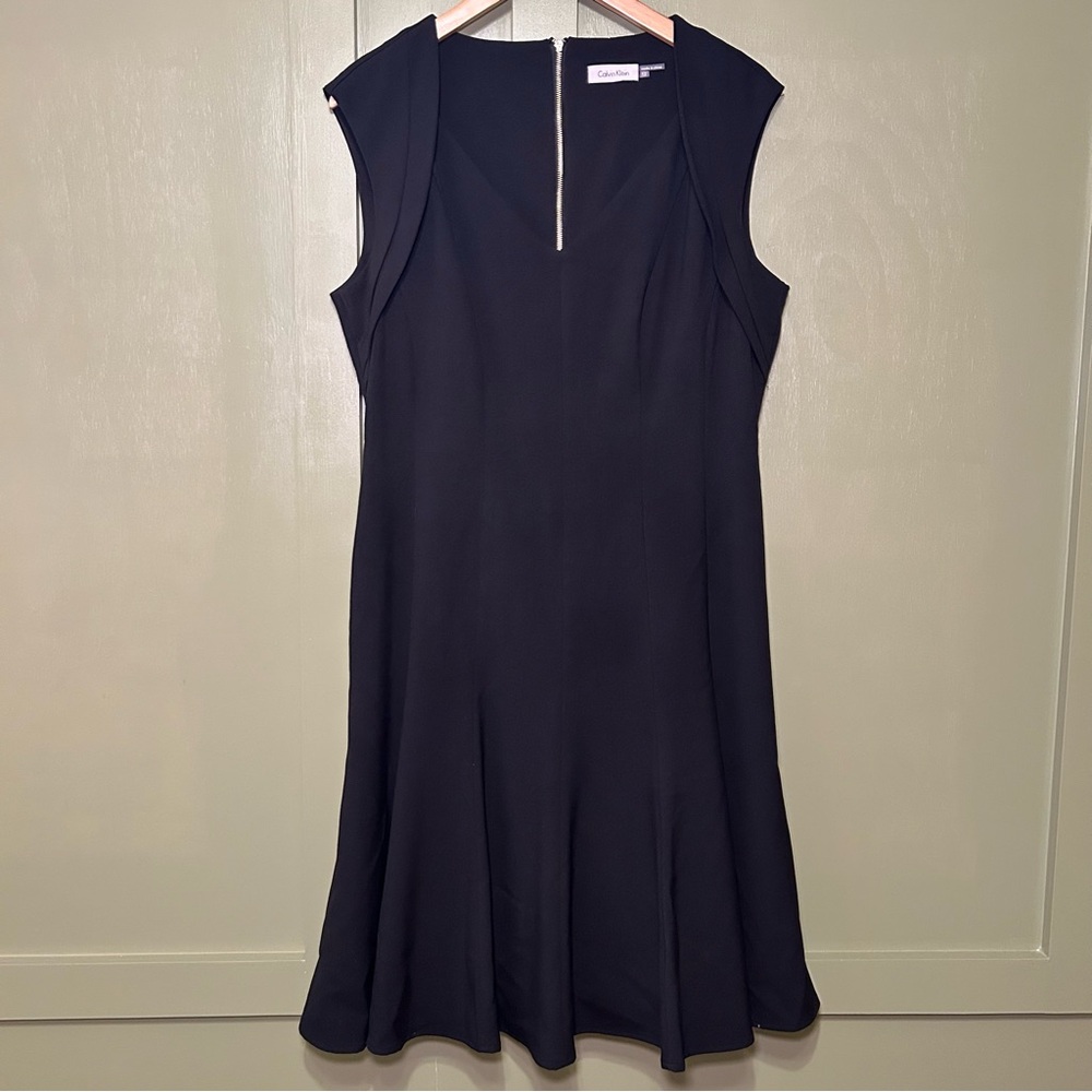 Calvin Klein Black Midi Dress
